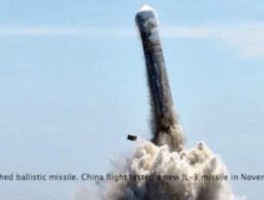 美媒：中国已首次试射“巨浪3型”潜射洲际导弹